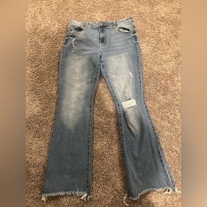 No Boundaries flare jeans. Size 15. Only worn a few times. Like new